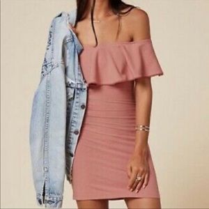 Reformation Off the shoulder Dress